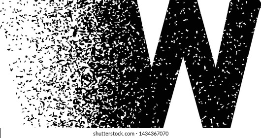Speed Dispersion Letter W is a modern and beautiful typeface. This font is great for header text, logos or anything which needs attractive text or design.  Enjoy!