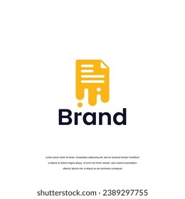 speed document logo design vector