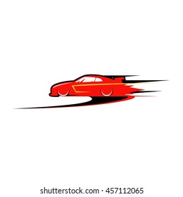 Speed and Fast logo template, Isolated on white background