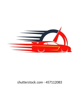 Speed Fast Logo Template Isolated On Stock Vector (Royalty Free ...