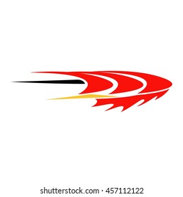Speed and Fast logo template, Isolated on white background