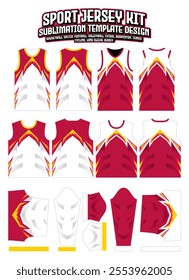 Speed Fast Sportswear jerseys uniform design template 2024 red Apparel layout printable sublimation