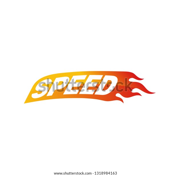speed with flame fire logo design inspiration.\
automotive logo