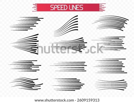 Speed flows through line in comic with power and fast drawing from manga. Speedometer pattern decorates car in motion on background icon. Abstract vector design meets technology arrow. Isolated illust