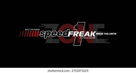 speed freak lines graphic vector
