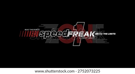 speed freak lines graphic vector
