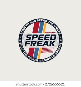 Vector gráfico del logotipo de Speed Freak 
