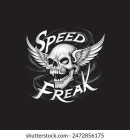 Speed Freak vector t shirt design