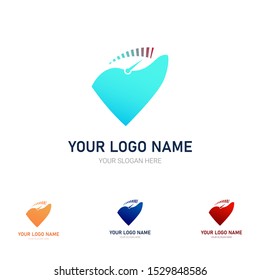 Speed fuel  vector logo