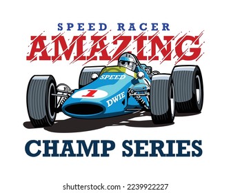 Speed Games Image vector illustration for your T shirt and your Design