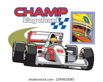 Speed Games Image vector illustration for your T shirt and your Design