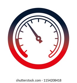 speed gauge isolated icon