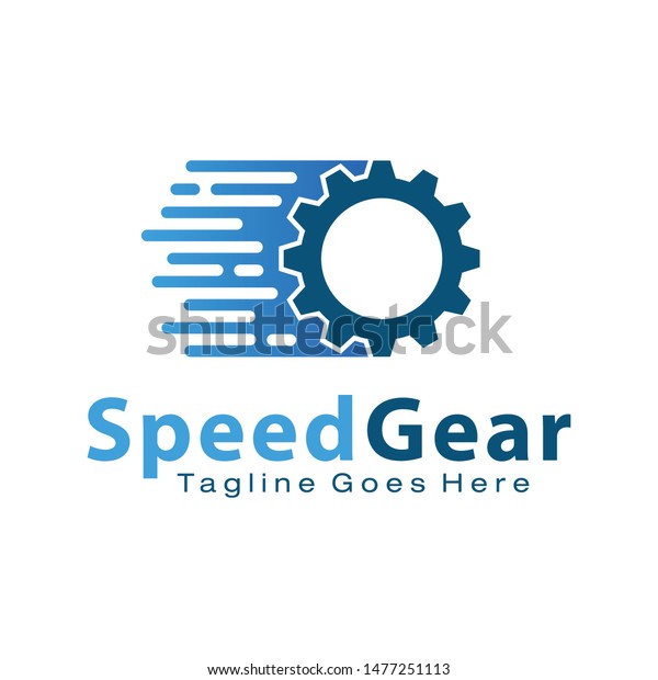 Speed Gear logo design\
template