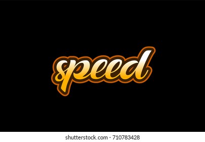 speed handwritten text on a black background