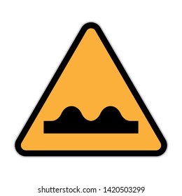 Speed Hump Icon Vector - Flat and Trendy Sign / Symbol Illustration.