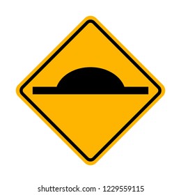 Speed Hump sign