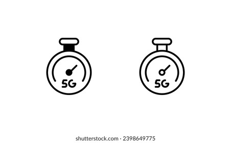 Speed icon design with white background stock illustration