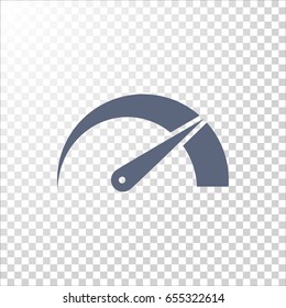  Speed icon flat .