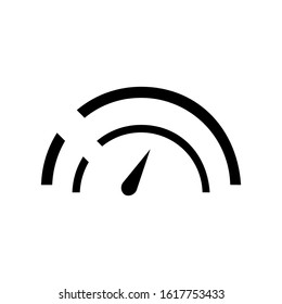 speed icon isolated sign symbol vector illustration - high quality black style vector icons
