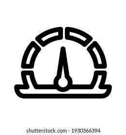 Symbol für Geschwindigkeit oder Logo einzeln auf Zeichen, Vektorgrafik - hochwertige Vektorsymbole mit schwarzem Hintergrund
