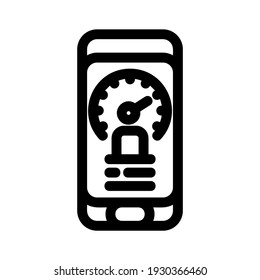 icono de velocidad o logotipo símbolo de signo aislado ilustración vectorial - iconos vectoriales de estilo negro de alta calidad
