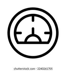 icono de velocidad o logotipo símbolo de signo aislado ilustración vectorial - iconos vectoriales de estilo negro de alta calidad
