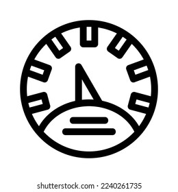 icono de velocidad o logotipo símbolo de signo aislado ilustración vectorial - iconos vectoriales de estilo negro de alta calidad
