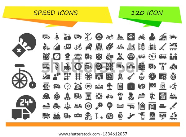 speed icon\
set. 120 filled speed icons.  Collection Of - Parachute, Delivery\
truck, Bike, Van, Rocket, Skiing, Wheels, Bicycle, Jet ski, Spark\
page, Motorbike, Salesman,\
Stairs