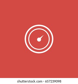 speed icon. sign design. red background