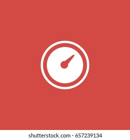 speed icon. sign design. red background