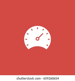 speed icon. sign design. red background