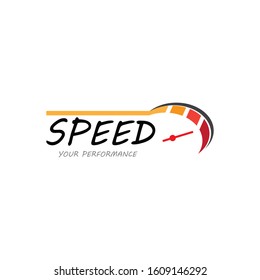 Speed icon simple design illustration vector
