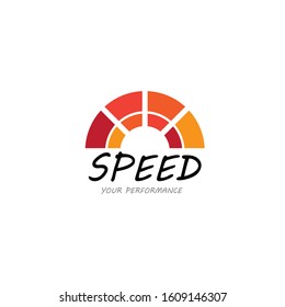 Speed icon simple design illustration vector