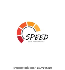 Speed icon simple design illustration vector