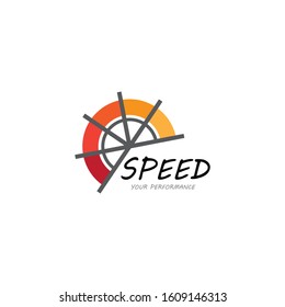 Speed icon simple design illustration vector