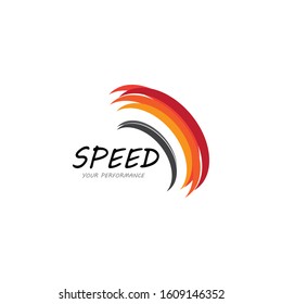 Speed icon simple design illustration vector