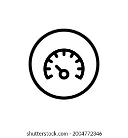 speed icon and  Vector illustration isolated on a white background. Premium quality for mobile apps, user interface, presentation, and website. pixel perfect icon