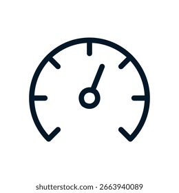 Speed icon, Vector logo sign, Illustration, shape, design, UX UI icon, editable eps