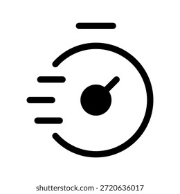 Speed Icon Vector Symbol Design Illustration