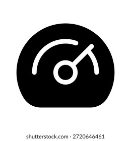 Ilustración de diseño de símbolo de Vector de icono de velocidad