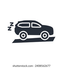 Speed icon. vector.Editable stroke.linear style sign for use web design,logo.Symbol illustration.