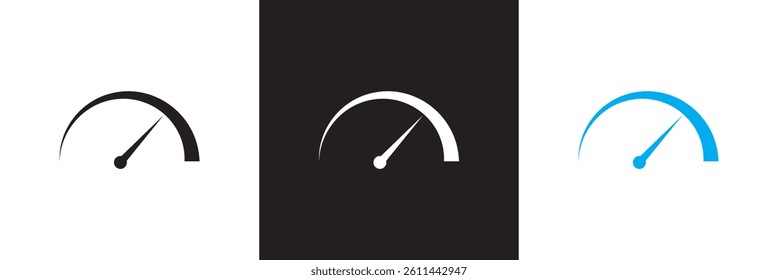 Speed icons Icons set. Productivity related icons.  Design for decoration, sticker, icon, etc. Vector illustration. isolated on white and black background. EPS 10