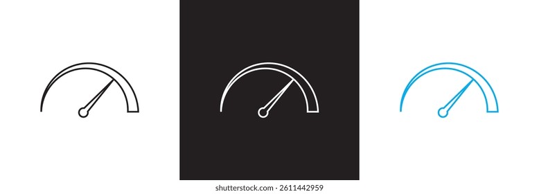 Speed icons Icons set. Productivity related icons.  Design for decoration, sticker, icon, etc. Vector illustration. isolated on white and black background. EPS 10