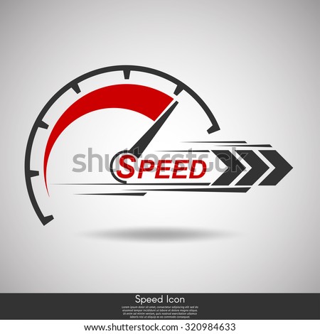 speed internet silhouette.abstract symbol of speed logo design.vector icon 商業照片 © 