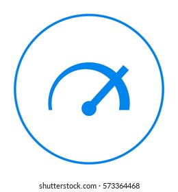 speed isolated minimal icon. power line vector icon for websites and mobile minimalistic flat design.