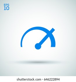 speed isolated minimal icon. power line vector icon for websites and mobile minimalistic flat design.