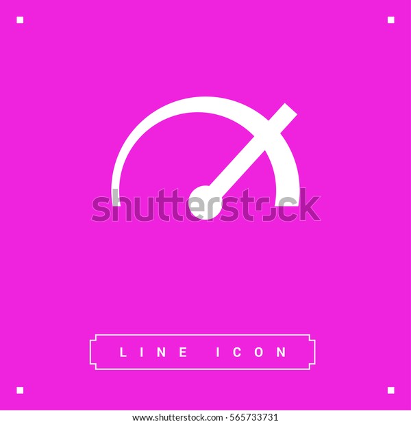 speed isolated minimal\
icon. power line vector icon for websites and mobile minimalistic\
flat design.
