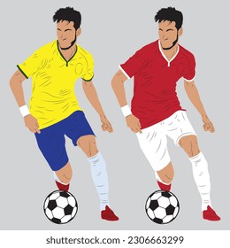 Speed and Jubilation: Capturing the Dynamic Energy and Elation of a Fast Soccer Player Celebrating in Artistic Brilliance