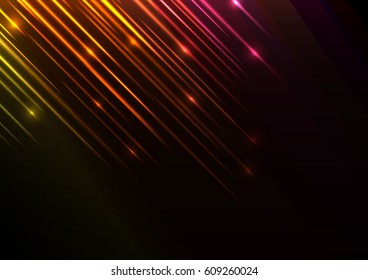 speed laser abstract template, technology background, glowing line abstract background, vector illustration