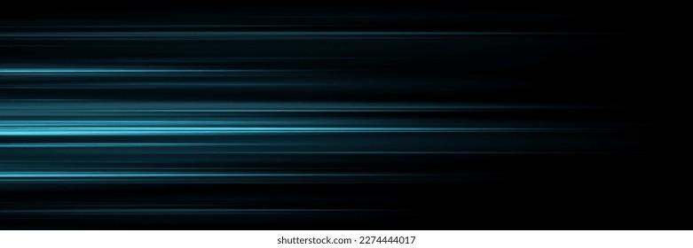 Velocidad de vuelo y líneas azules. En un fondo negro.